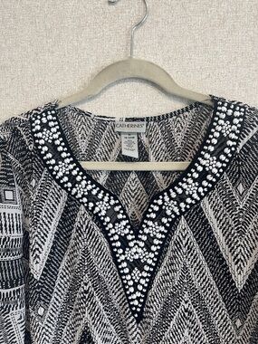 Catherines Semi-Sheer V-Neck Tunic